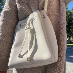 Kate Spade Cream Leather Shoulder Bag